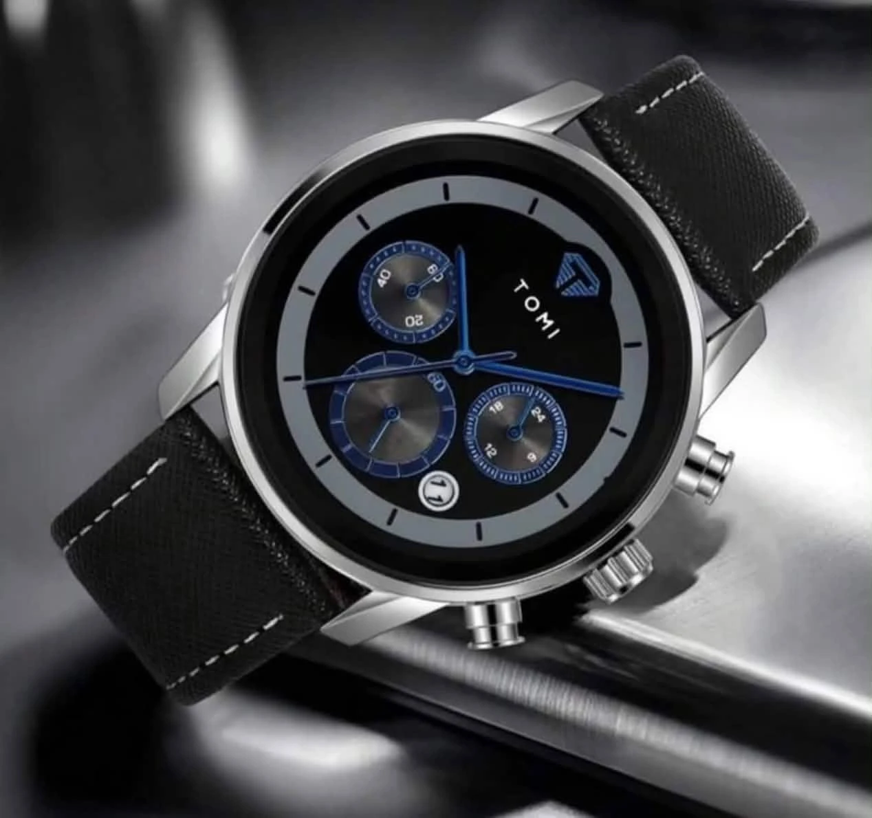 TOMI T-603 S6 Chronograph Men's Watch Gift Set.