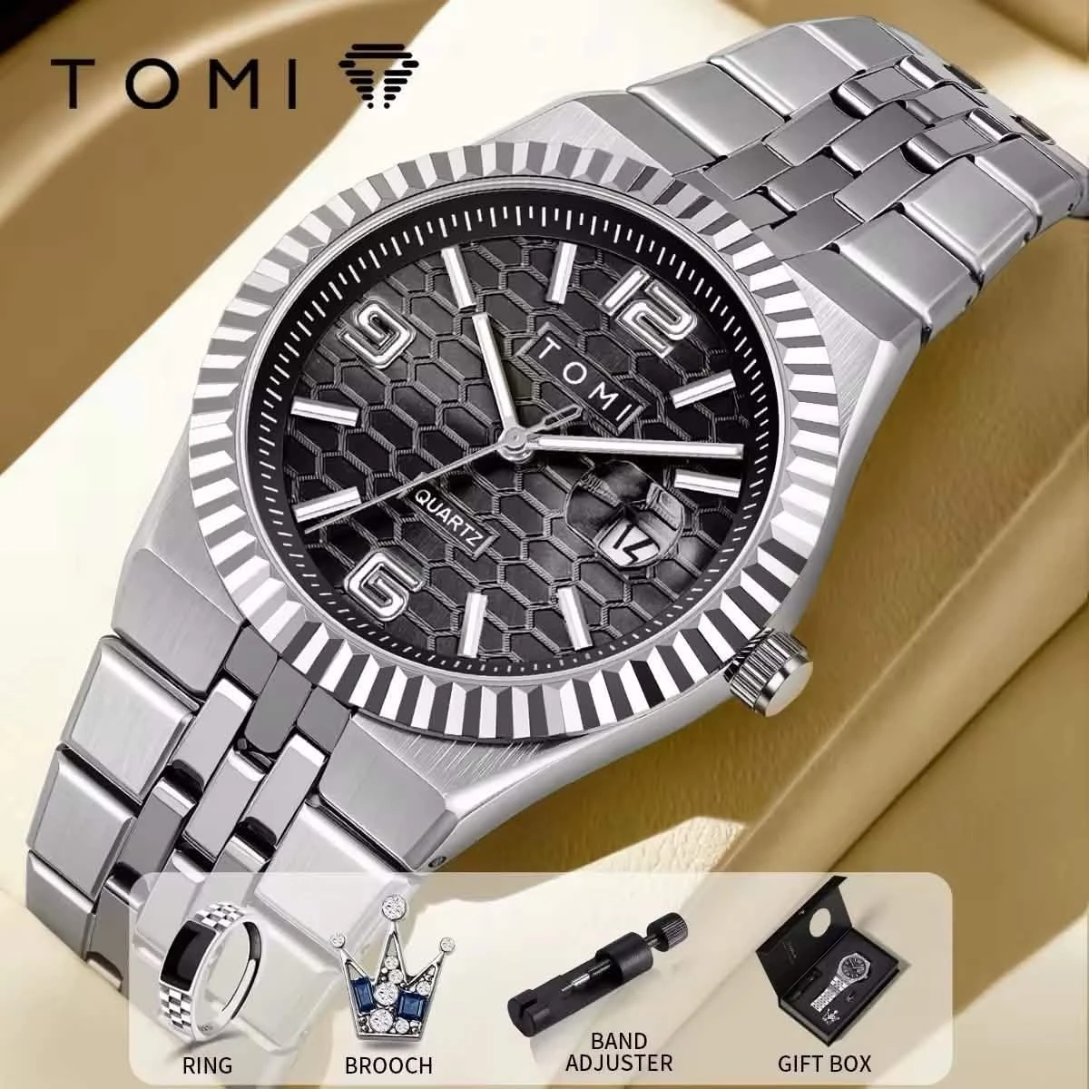 TOMI T311 High Quality Quartz Watch.