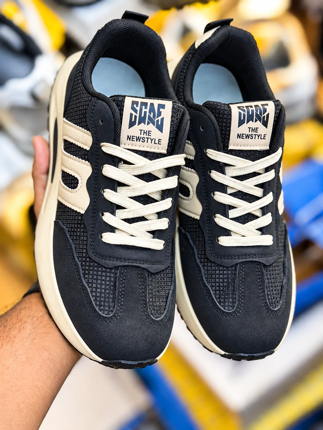 Mesh Breathable Casual Men’s Running Thick-Soled Shoes, Sneaker